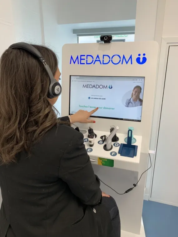 Téléconsultation médicale virtuelle avec Medadom à La Verpillière, La Verpillière, Pharmacie du Centre